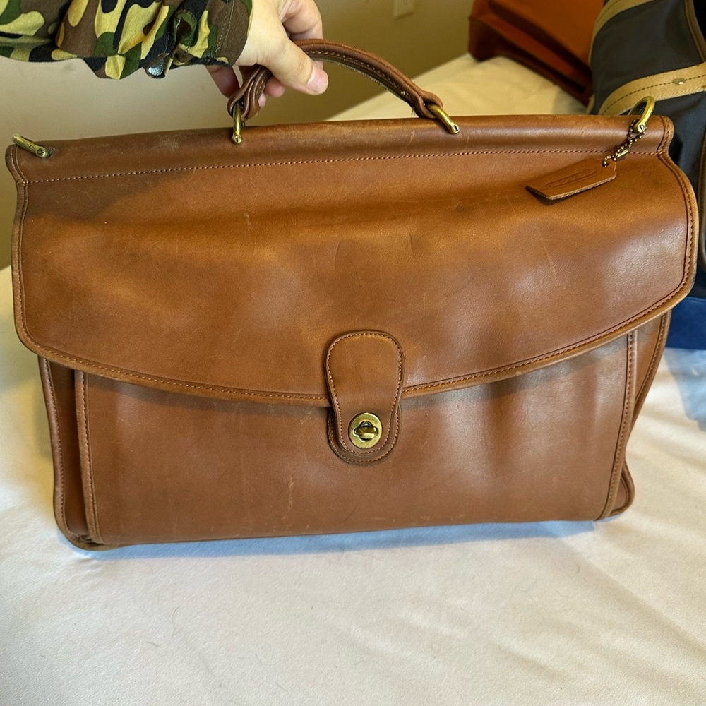 Vintage coach metropolitan briefcase